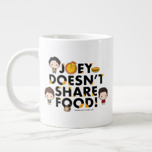 FRIENDS™   Joey delar inte med sig av mat Chibi Jumbo Mugg