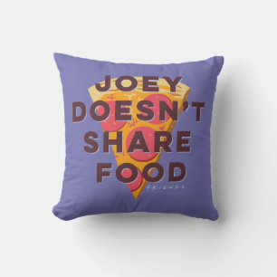 FRIENDS™   Joey delar inte med sig av mat - Pizza Kudde
