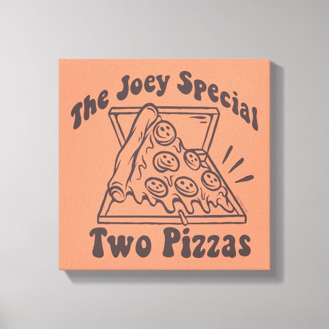 FRIENDS™ | Joey Pizza Citat Canvastryck (Framsida)