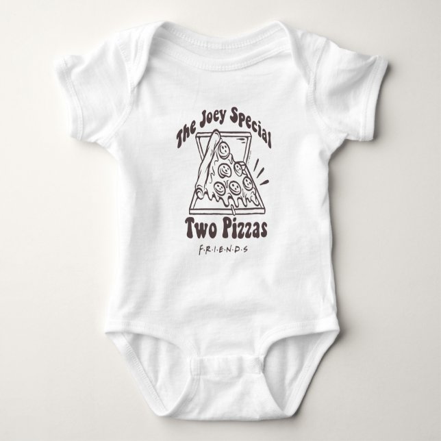 FRIENDS™ | Joey Pizza Citat T Shirt (Framsida)