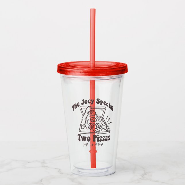 FRIENDS™ | Joey Pizza Citat Take Away Mugg (Framsida)