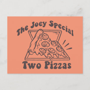 FRIENDS™ Joey Pizza Citat Vykort