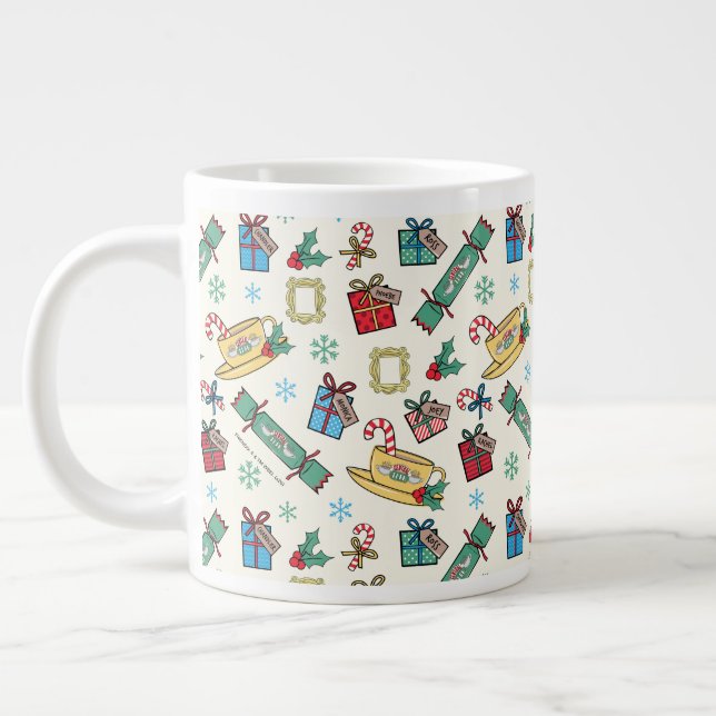 FRIENDS™ | Jul Ikon Mönster Jumbo Mugg (Vänster)