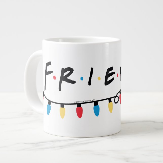 FRIENDS™ | Julbelysning Logo Jumbo Mugg (Framsida vänster)