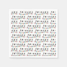 FRIENDS™ | Julbelysning Logo Pappersservett