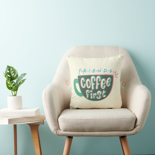 FRIENDS™ | Kaffe först Kudde (Stol)