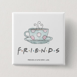 FRIENDS™   Kaffemugg Vattenfärg Knapp