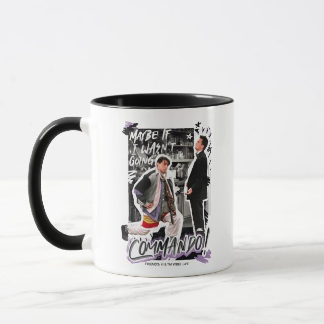 FRIENDS™ | Kanske om jag inte gick utan underkläde Mugg (Vänster)