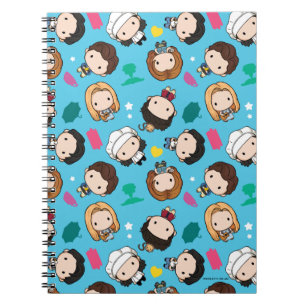 FRIENDS™ Karaktär Chibi-mönster Anteckningsbok