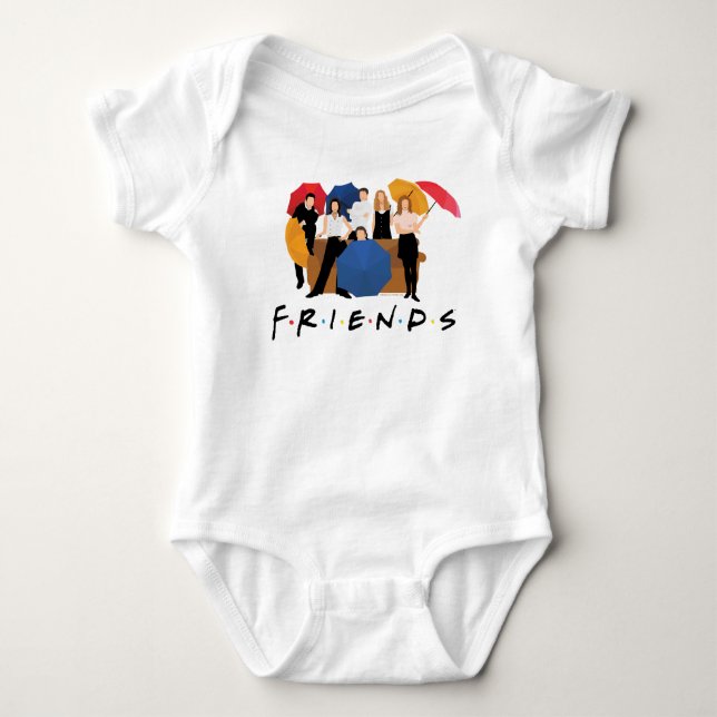 FRIENDS™ Karaktärs Silhuett T-Shirt (Framsida)