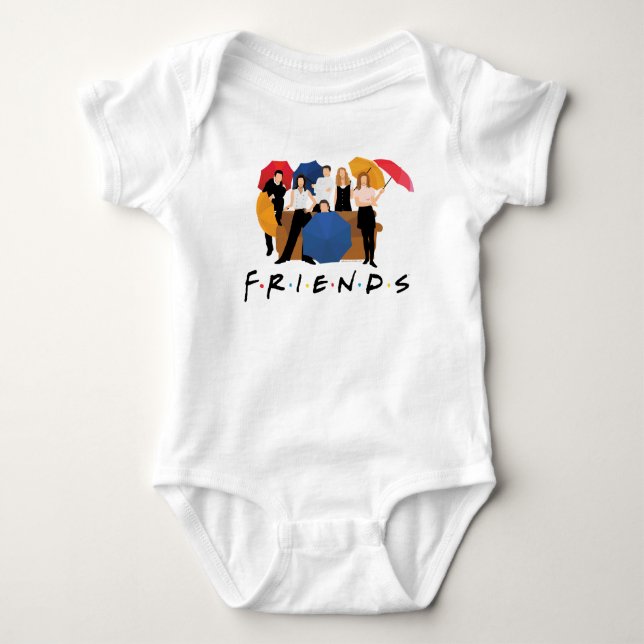 FRIENDS™ Karaktärs Silhuett T-Shirt (Framsida)