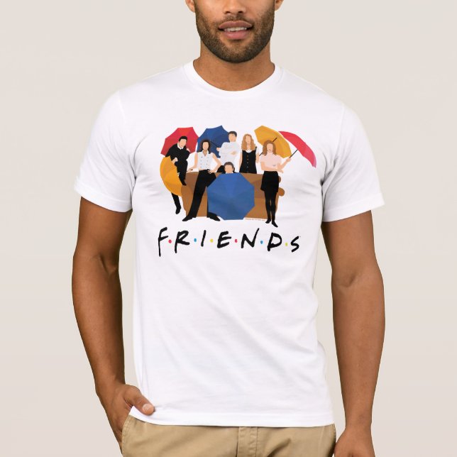 FRIENDS™ Karaktärs Silhuett T Shirt (Framsida)