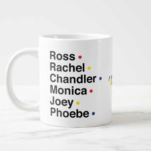 FRIENDS™ | Karaktärsnamn Jumbo Mugg (Vänster)
