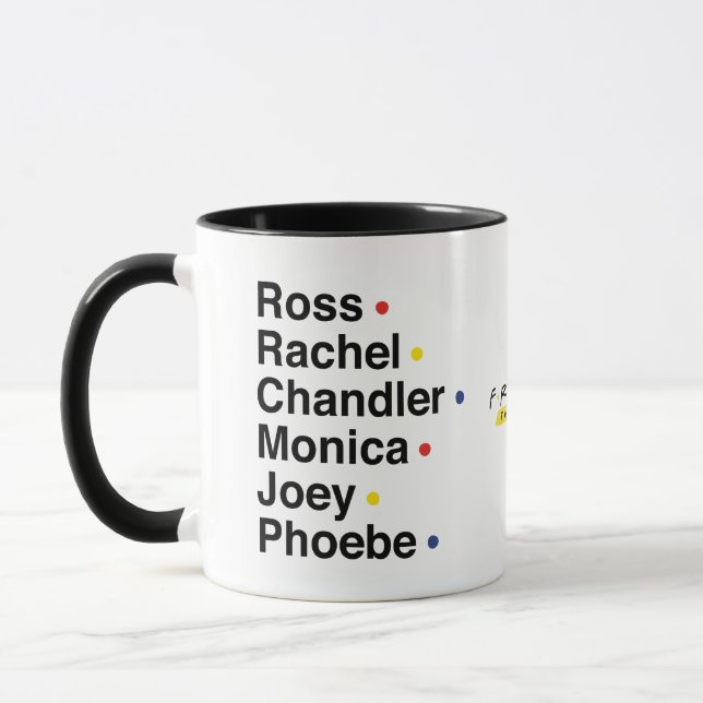 FRIENDS™ | Karaktärsnamn Mugg (Vänster)