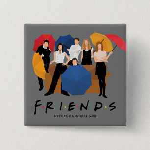 FRIENDS™ Karaktärssilhuett Knapp