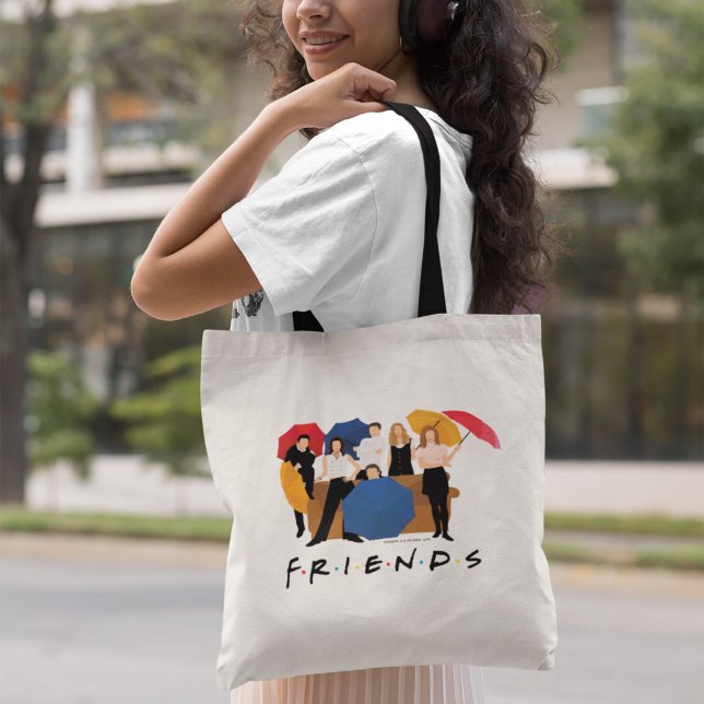 FRIENDS™ Karaktärssilhuett Tygkasse (Person carrying tote bag)