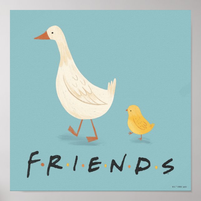 FRIENDS™ | Kycklingen och Ankungen Poster (Framsidan)
