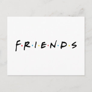 FRIENDS™-Logotyp Inbjudan Vykort