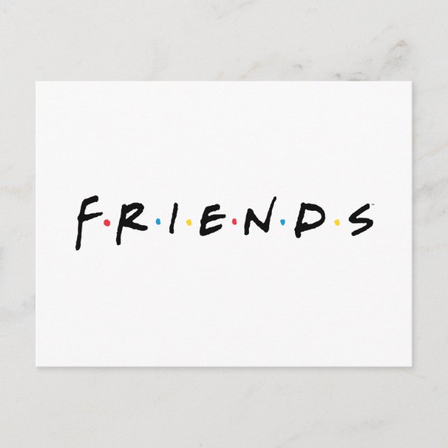 FRIENDS™-Logotyp Inbjudan Vykort (Framsida)