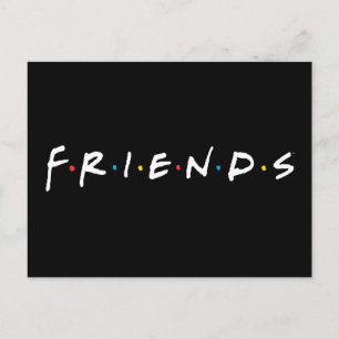 FRIENDS™-Logotyp Inbjudan Vykort