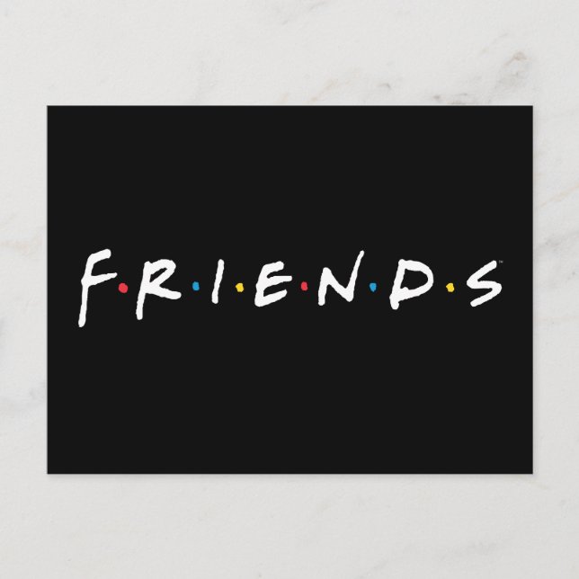 FRIENDS™-Logotyp Inbjudan Vykort (Framsida)