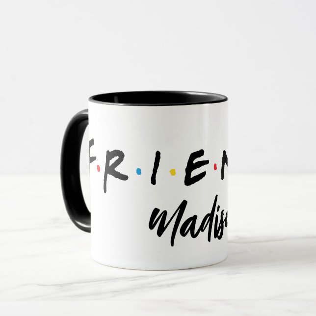 FRIENDS™-Logotyp Mugg (Framsida vänster)