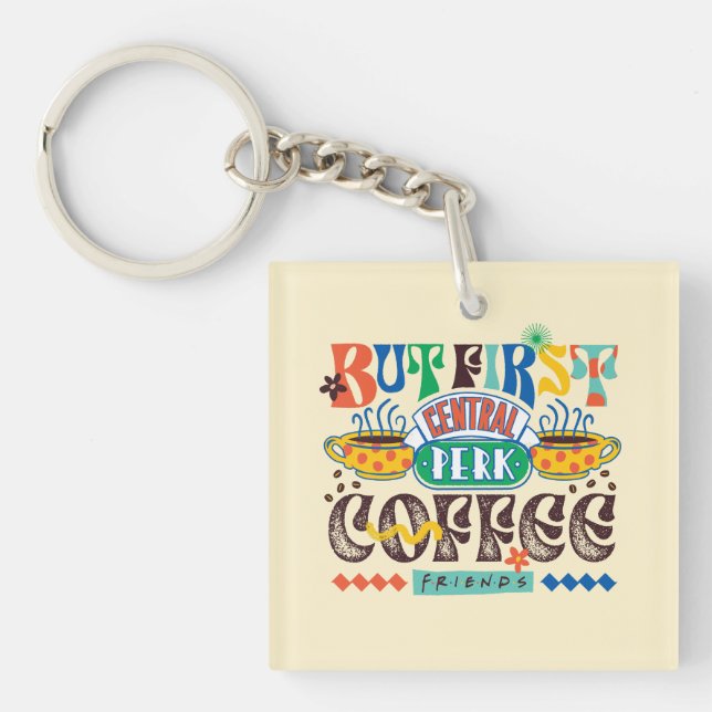 FRIENDS™ | Men först kaffe Vibrant grafik (Framsidan)