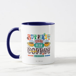 FRIENDS™ Men Först Kaffe Vibrerande Grafik Mugg