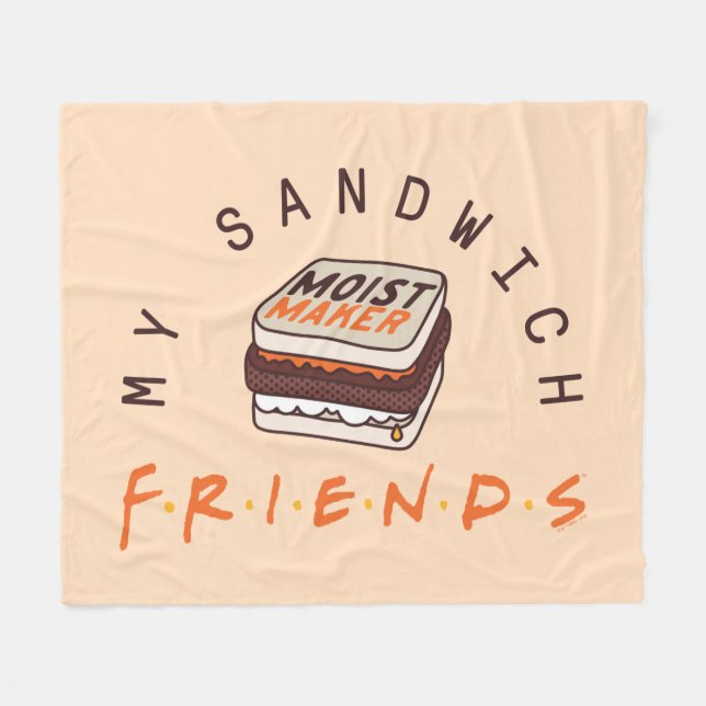 FRIENDS™ | Min Smörgås Fleecefilt (Framsidan (Horisontell))