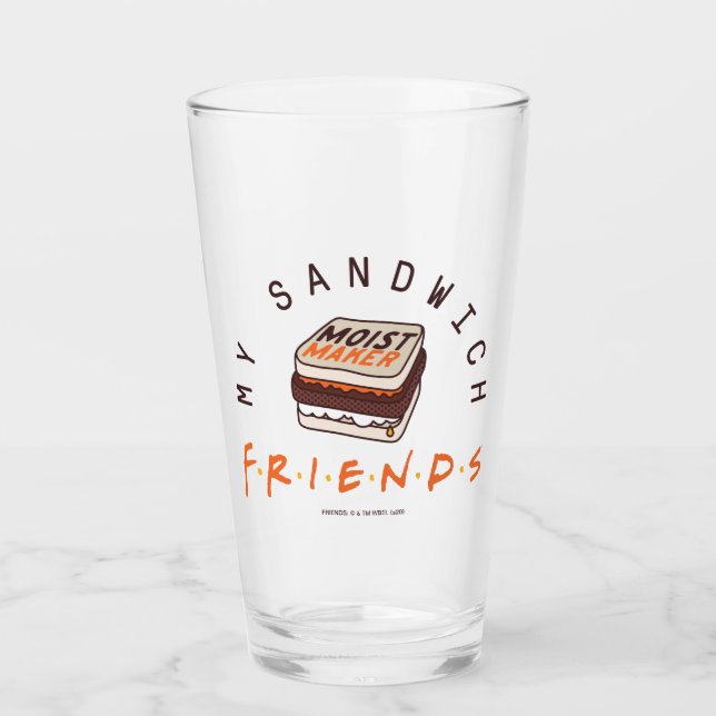FRIENDS™ | Min Smörgås Glaskopp (Framsida)