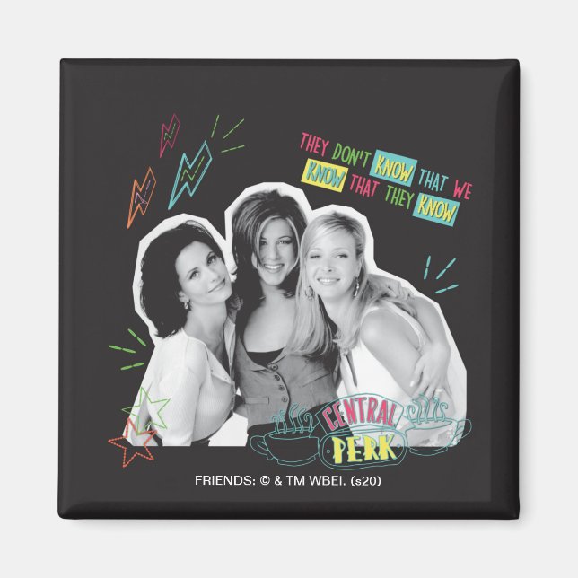 FRIENDS™ | Monica, Rachel & Phoebe Magnet (Framsidan)