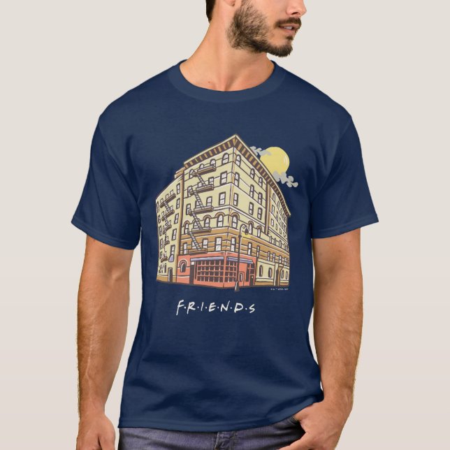 FRIENDS™ | Monicas lägenhetshus 2 T Shirt (Framsida)