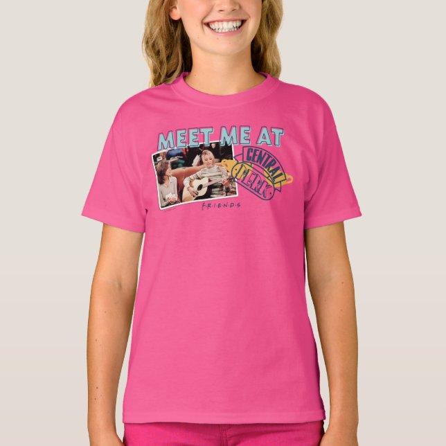 FRIENDS™ | Möt mig på Central Perk T Shirt (Framsida)