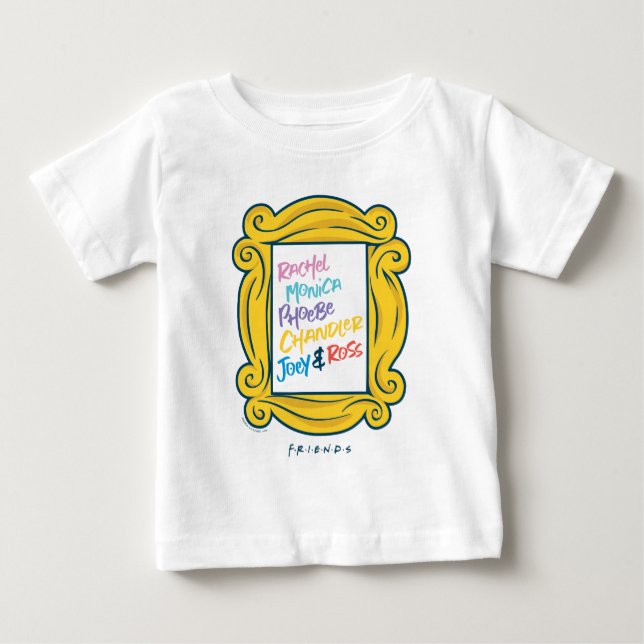 FRIENDS™ Namn i kikhål T Shirt (Framsida)