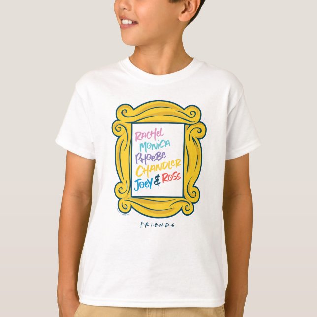 FRIENDS™ Namn i kikhål T Shirt (Framsida)
