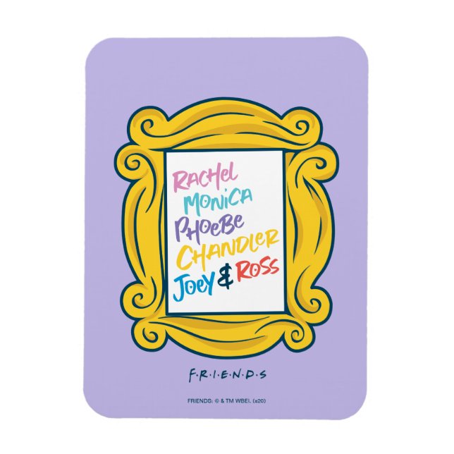 FRIENDS™ Namn i Peephole Magnet (Vertikal)