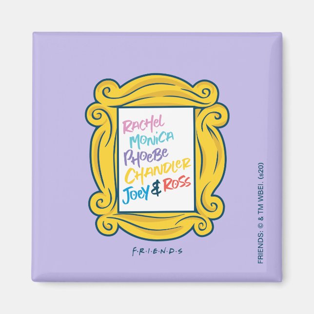 FRIENDS™ Namn i Peephole Magnet (Framsidan)