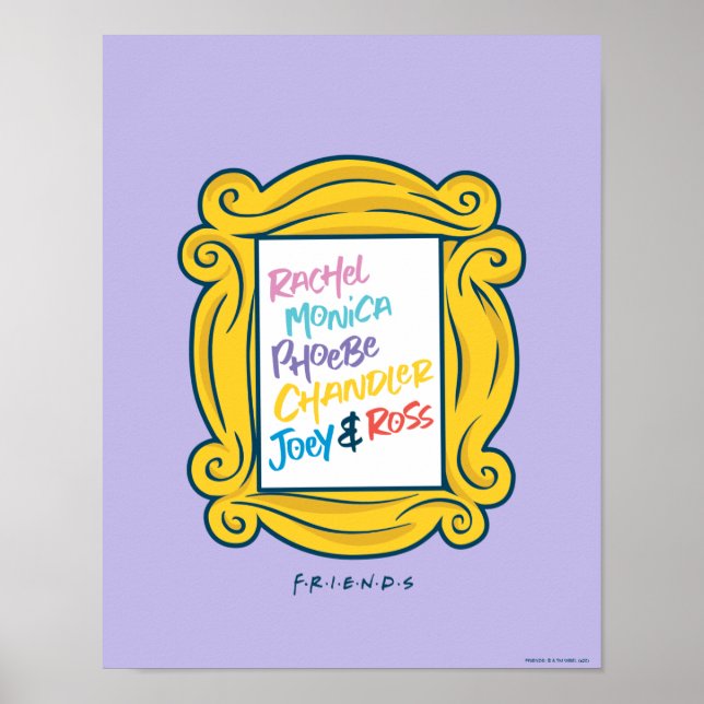 FRIENDS™ Namn i Peephole Poster (Framsidan)