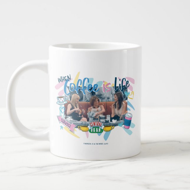 FRIENDS™ | När kaffe är livet Jumbo Mugg (Vänster)