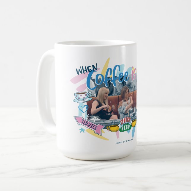 FRIENDS™ | När kaffe är livet Kaffemugg (Framsida vänster)