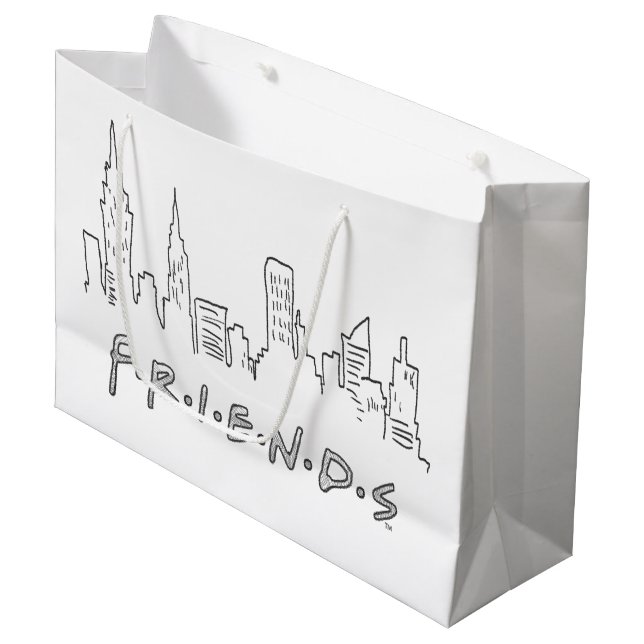 FRIENDS™ | New York City Siluett (Framsidan Vinklad)