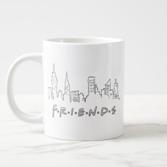 FRIENDS™ | New York City Siluett Jumbo Mugg (Vänster)