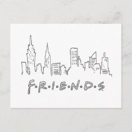 FRIENDS™ | New York City Siluett Vykort
