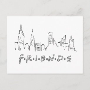 FRIENDS™ New York City Siluett Vykort