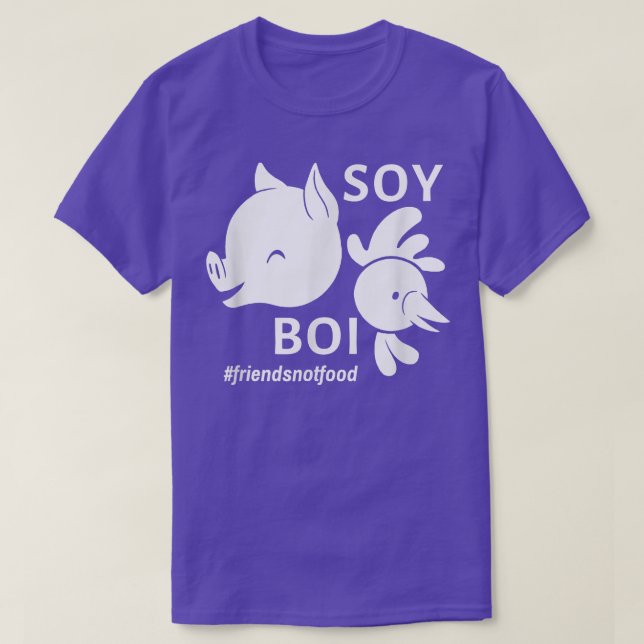 Friends Not Food  Soy Boy Tofu  Funny Vegan Vegeta T Shirt (Design framsida)