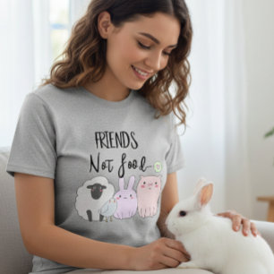 Friends not Food Vegan Vegetarian Diet Shirt T Shirt