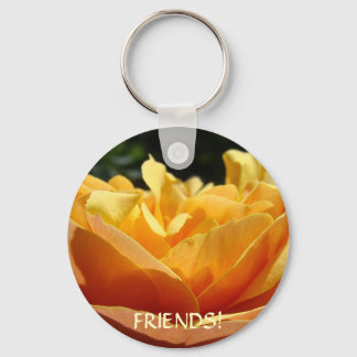 FRIENDS Nyckelring Present Orange Ros Anpassa Text