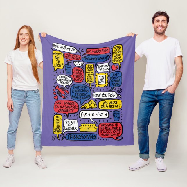 FRIENDS™-offerter Fleecefilt (På plats)