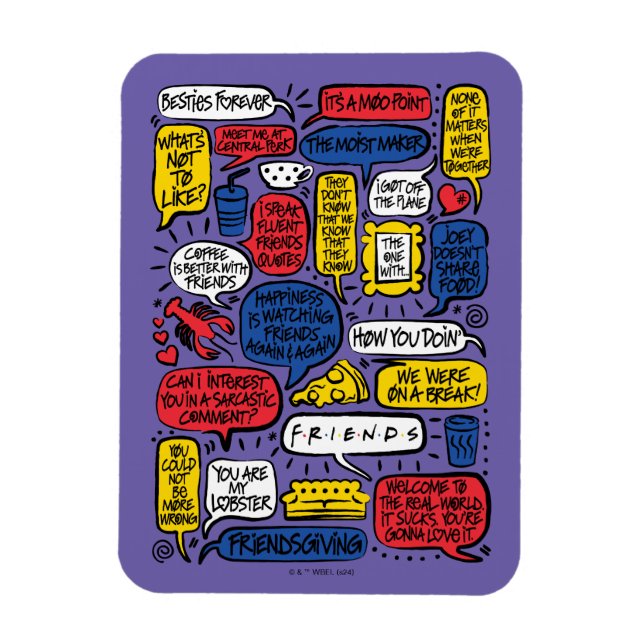 FRIENDS™-offerter Magnet (Vertikal)