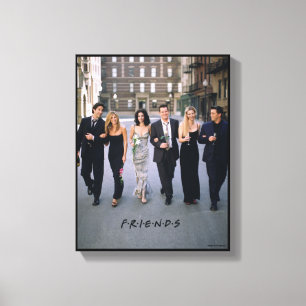 FRIENDS™ Par i formell klänning Canvastryck